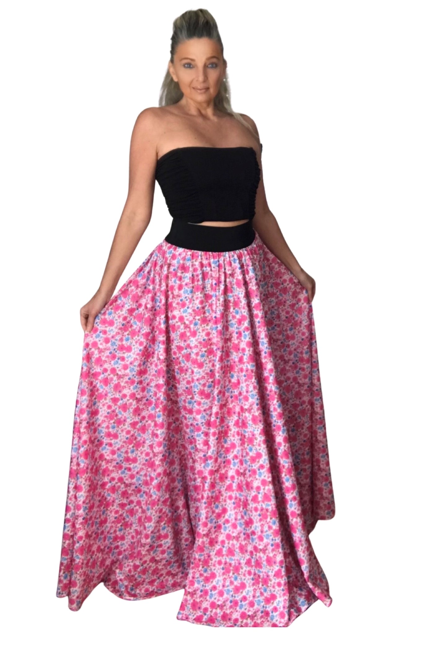 Dlouhá sukně - maxi sukně BOROS SK-L-FLW 077